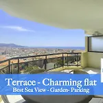 La Dolce Vita 5 Pers Parking Terrazza ניס